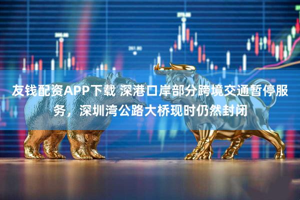 友钱配资APP下载 深港口岸部分跨境交通暂停服务，深圳湾公路大桥现时仍然封闭
